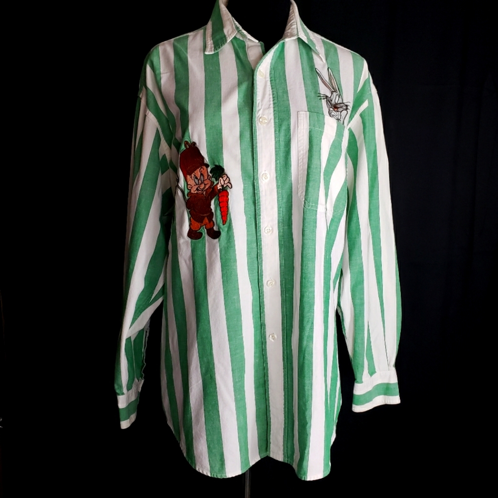 VINTAGE LOONEY TUNES ACME BUTTONDOWN